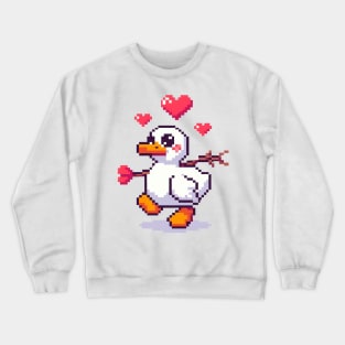 Duck Valentine Day Crewneck Sweatshirt